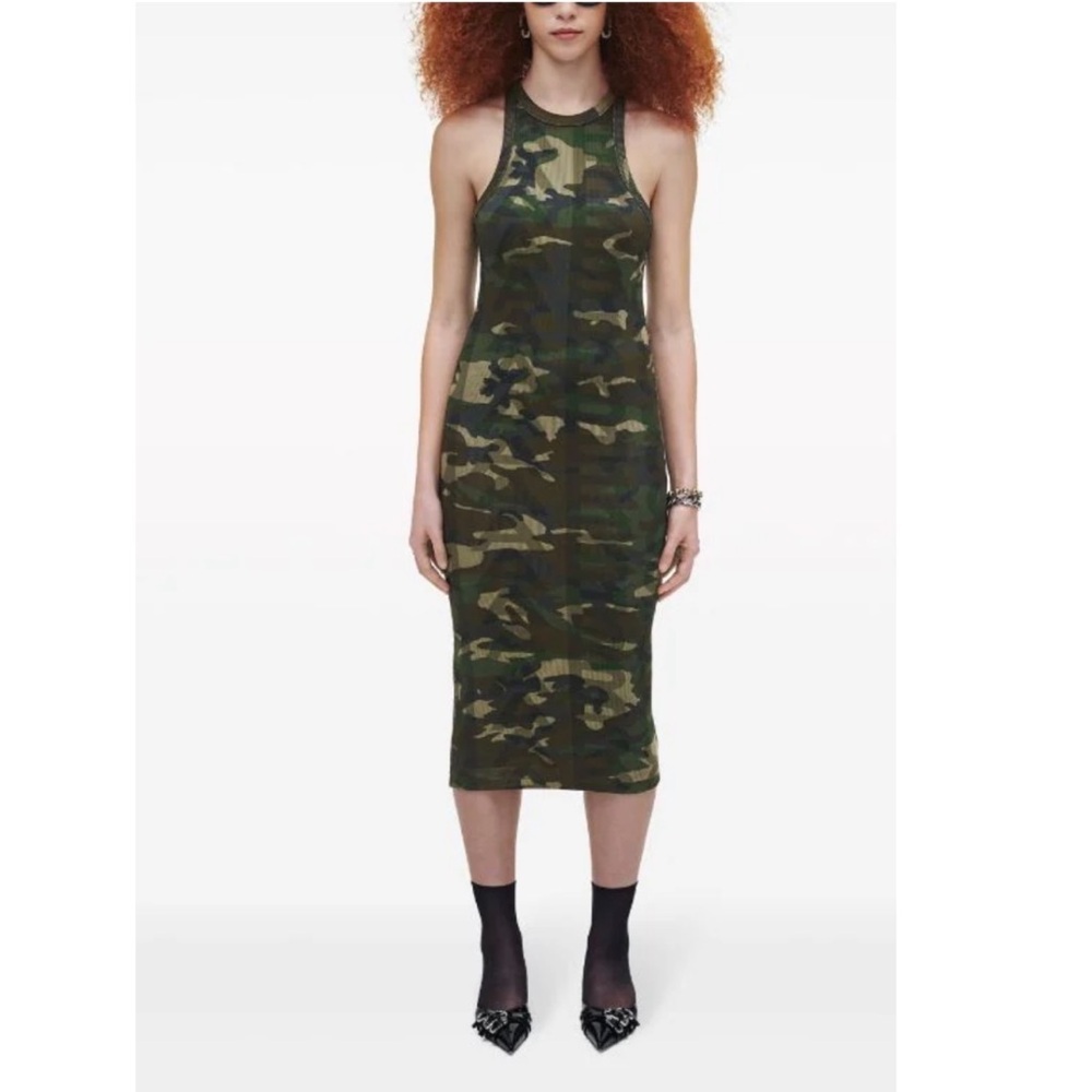 Marc Jacob’s Racerback Camo Monogram Dress